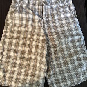 Boys Plaid Shorts